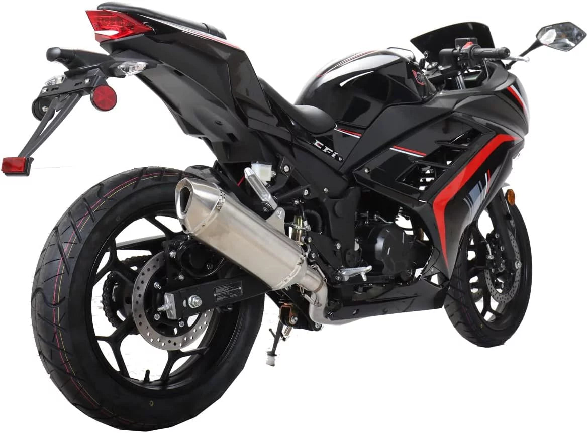 250cc Motorcycle, 6 Manual Transmission Electric Start 17" Wheels R18227
