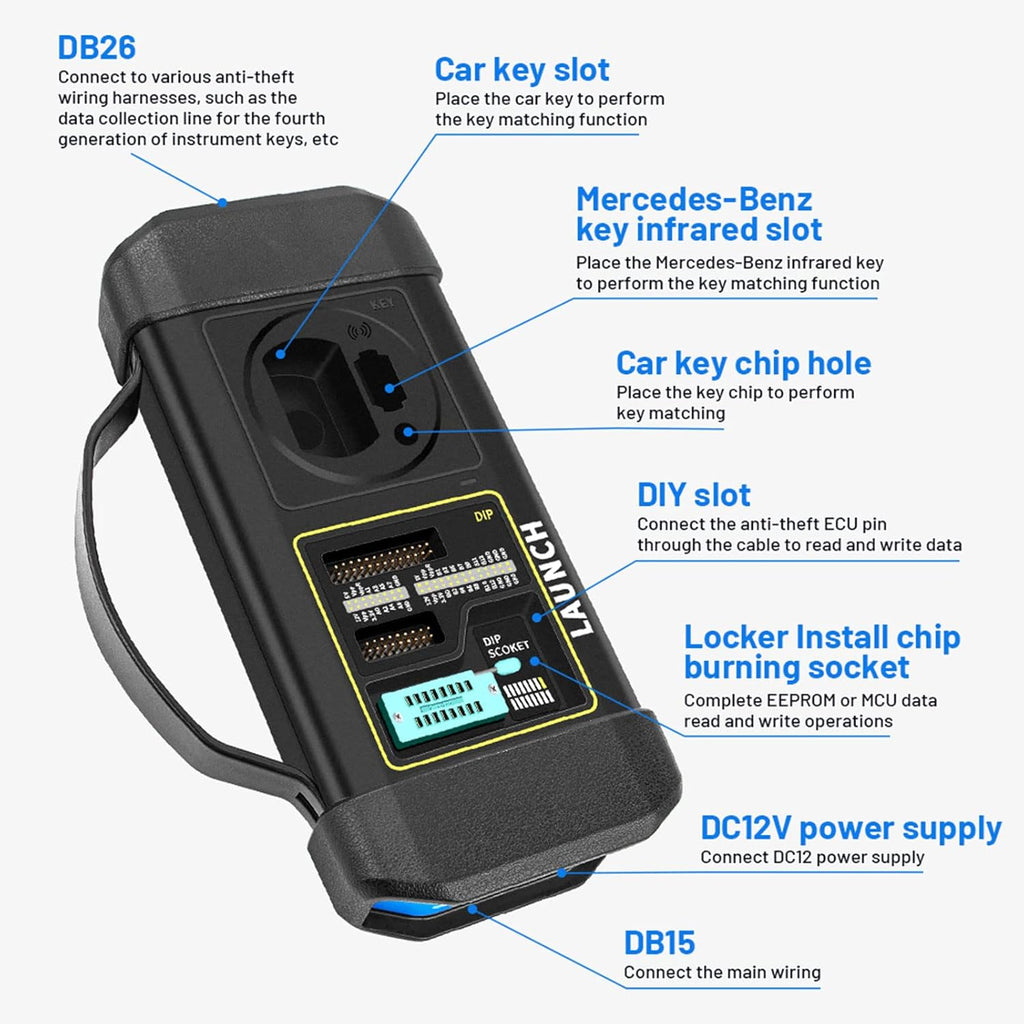 Car Key Programming Scan Tool with EEPROM Adapter Q7439