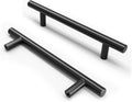 5 Pack Matte Black Stainless Steel Cabinet Pulls F20496