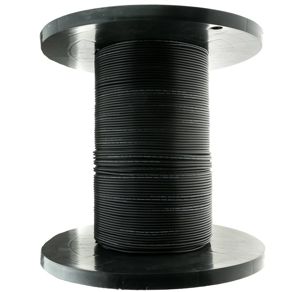 1000ft Black Outdoor Multimode Fiber Optic Cable P97090