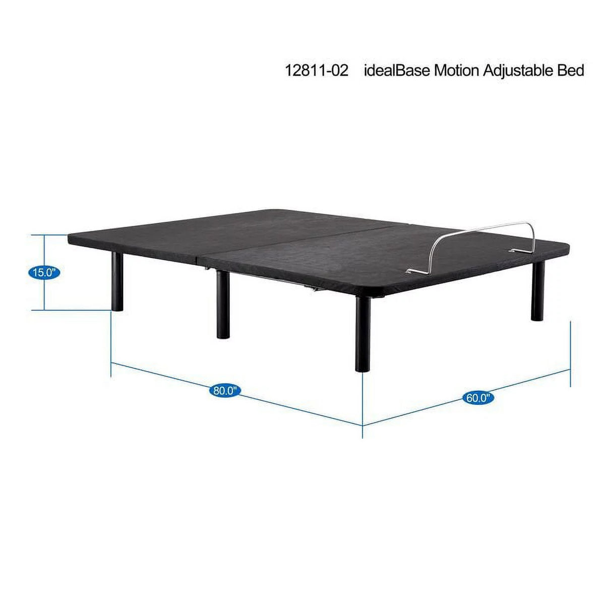 Queen Adjustable Bed Frame with Remote F2636