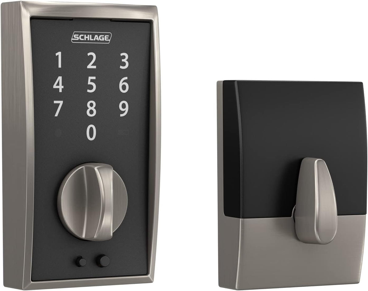 Satin Nickel Touchscreen Electronic Deadbolt R64229