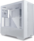 White Full Tower Case with Tempered Glass and 3x140mm PWM Fans N4999