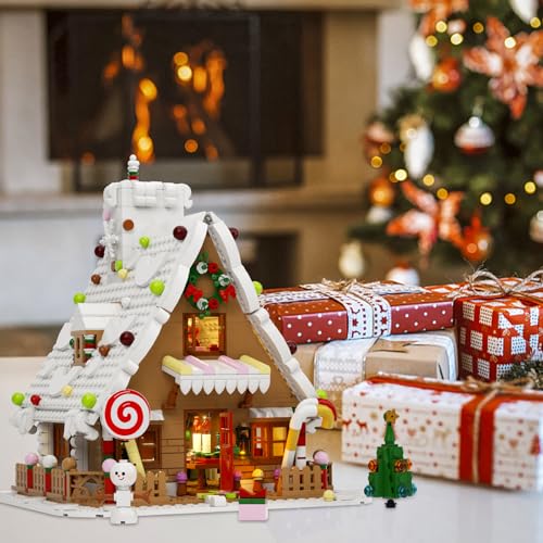 Gingerbread House Building Kit 1111 Pieces Building Blocks Toy Set C900998