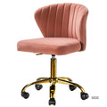 Velvet Swivel Task Office Chair S8785