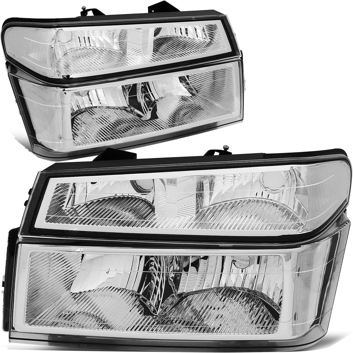 Black Housing Amber Corner Headlights with Signal Lights D548
