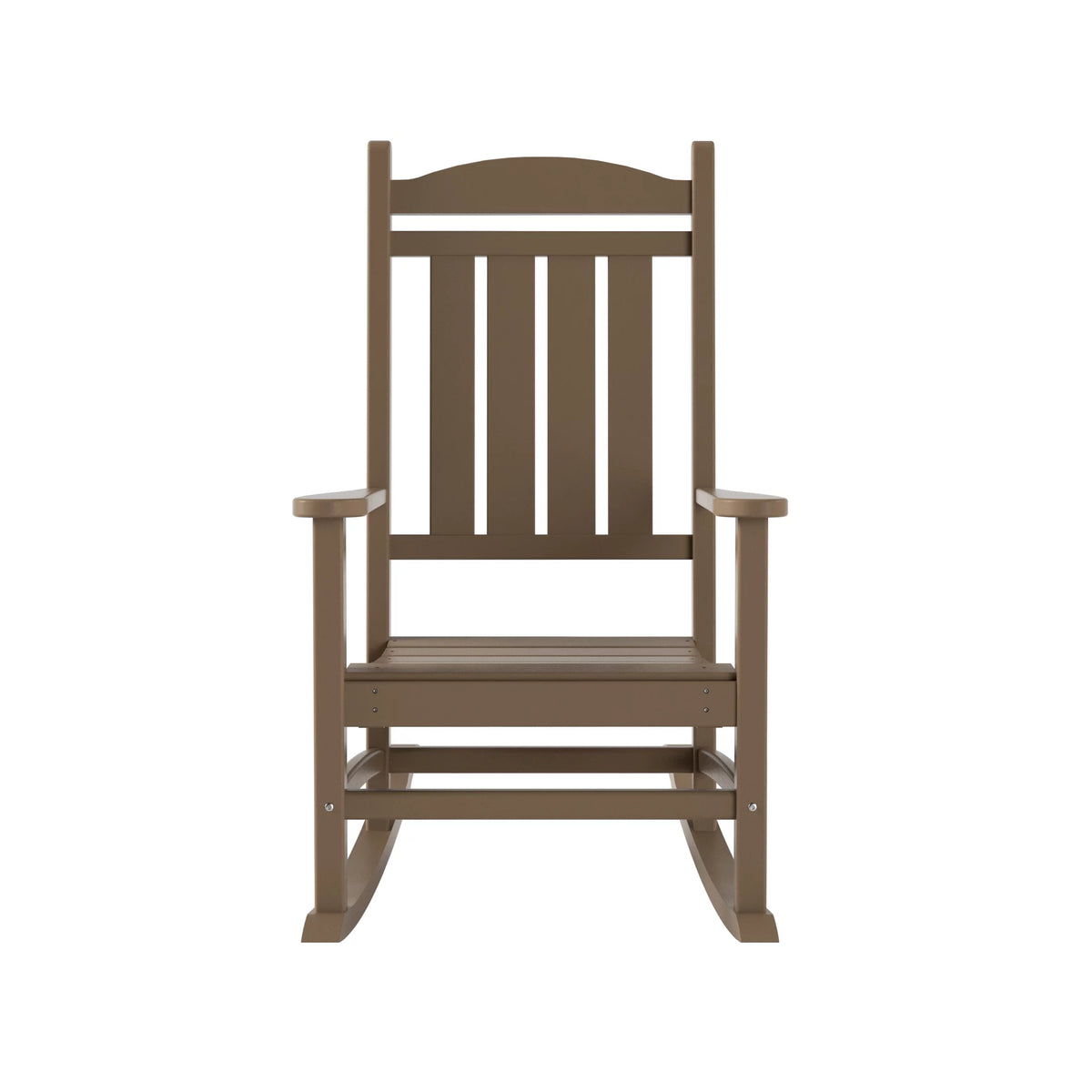 3 Piece All Weather Poly Lumber Outdoor Rocking Chairs Set with Side Table Y12534