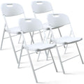 6 Pack White Folding Chair 700 lb Weight Capacity V366