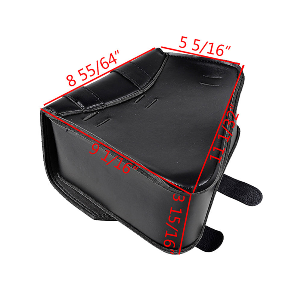 Black Left & Right Side Saddlebag Swingarm Saddle Bags P611186