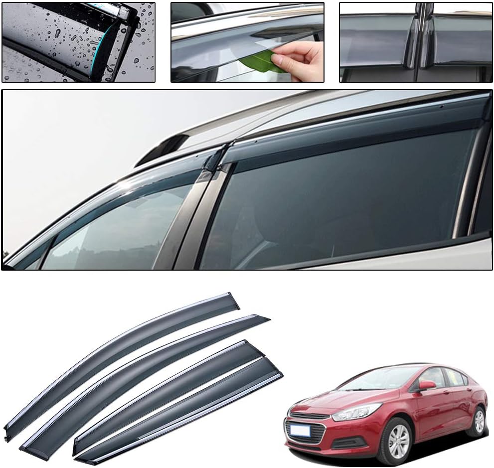 Smoke Window Deflectors for Chevrolet TRAX 2014-2018 I5451