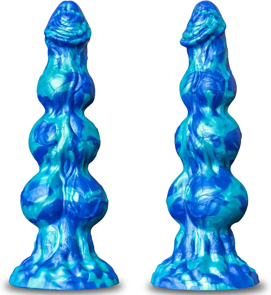 10" Huge Monster Knot Dildo with 3 Dog Knots, Big Suction Cup O99660
