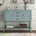 Modern Console Table with 3 Drawers, 2 Cabinets and 1 Shelf Y646367