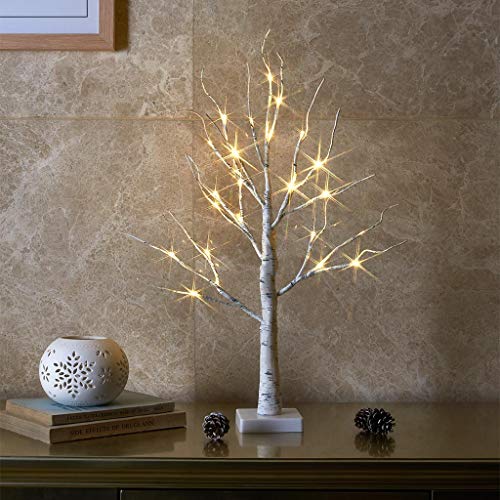108 Led 8 Modes Lighted Birch Tree P565