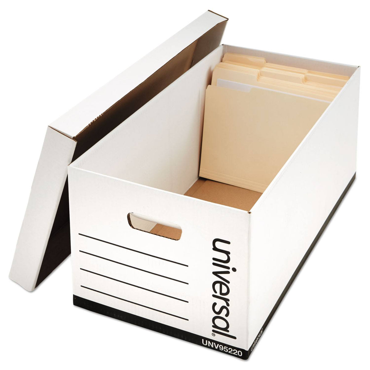 Storage box Letter white (pack of 12) H6406