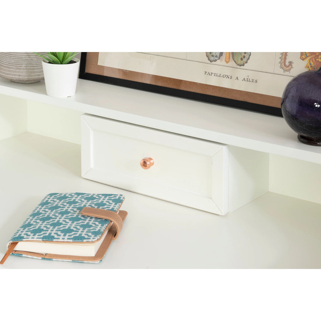 Solid Wood Folding Writing Desk Grey O7490