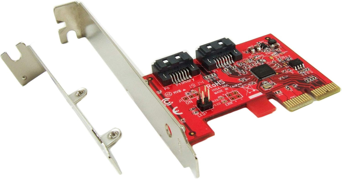 SATA III RAID 2-Port PCIe x2 Card Z3881