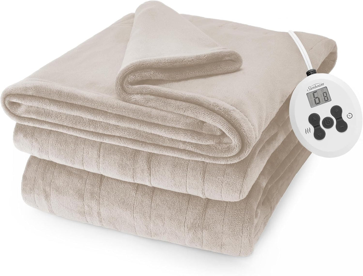 Champagne Heated Blanket Twin D3700