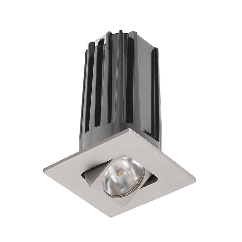 2in Sq Adjustable Trim, Satin Nickel M460044