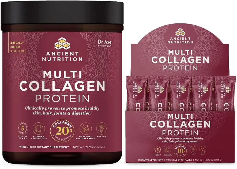 Unflavored Multi Collagen Protein Powder 60 Servings T273811