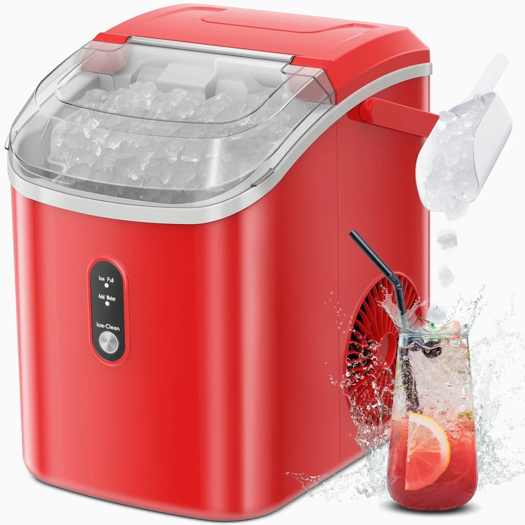 Portable Nugget Ice Maker with Self-Cleaning Function R52489
