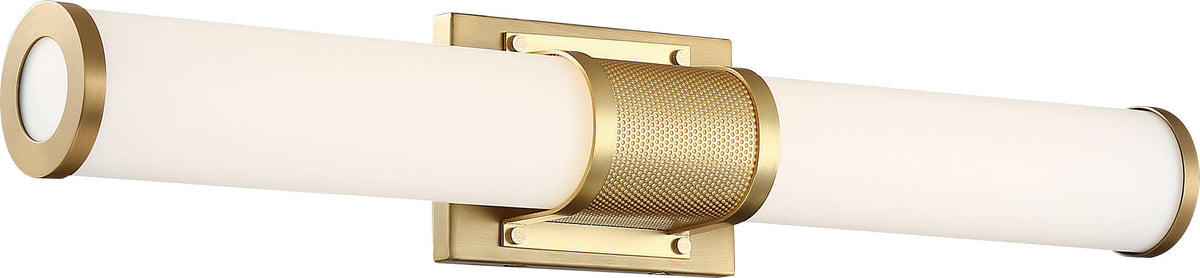 Brushed Brass LED Vanity with Frosted Lens P606808