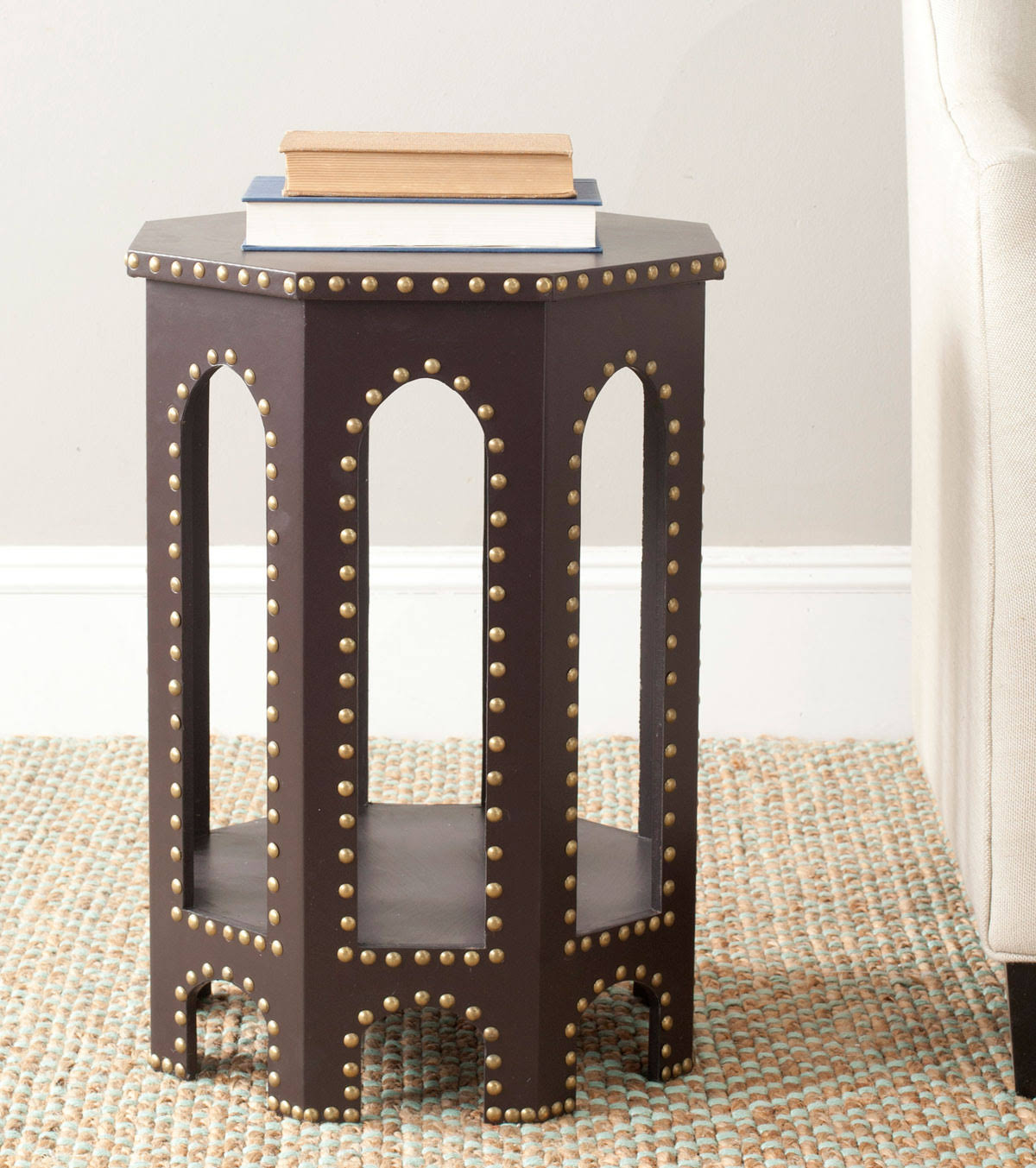 Grey End Table Y52809