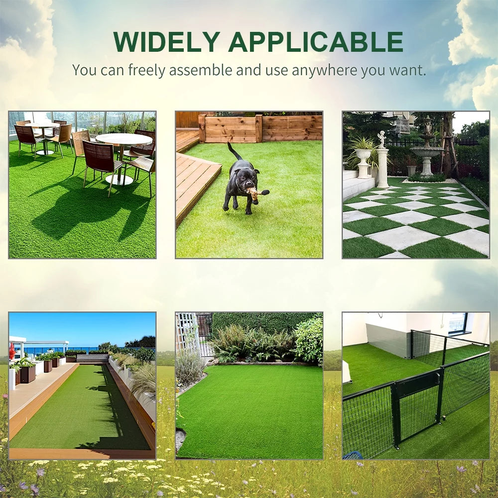10x18ft 18mm Green Artificial Grass Turf W598