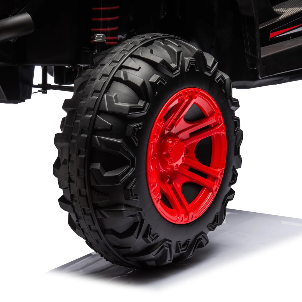24V 2 Seater 4 Wheel Drive Ride on Truck with Remote Control K42136
