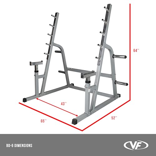 Adjustable Spotter Arms Half Power Cage Bench Press and Squat Rack Combo L1124