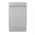 18 in. 8-Cycle Tall Tub Dishwasher with 3rd Rack in Stainless Steel D379950