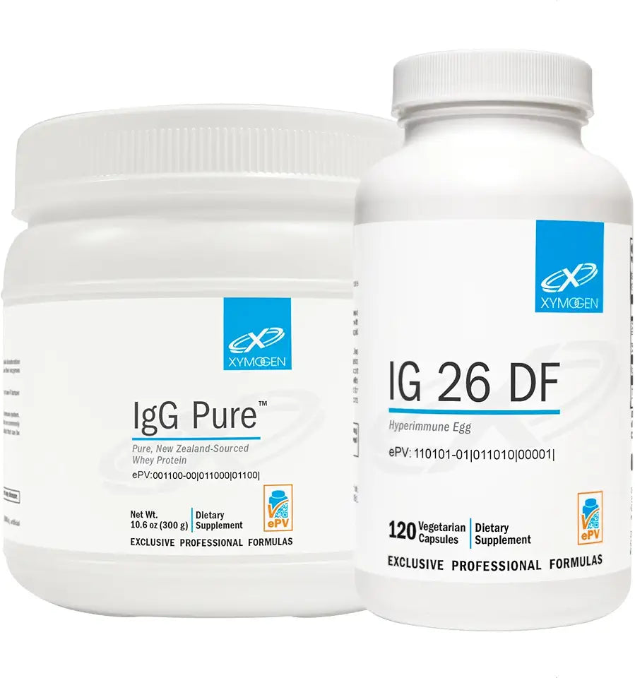 Whey Protein Powder with Immunoglobulins 10.6 oz + 120 Capsules F85011
