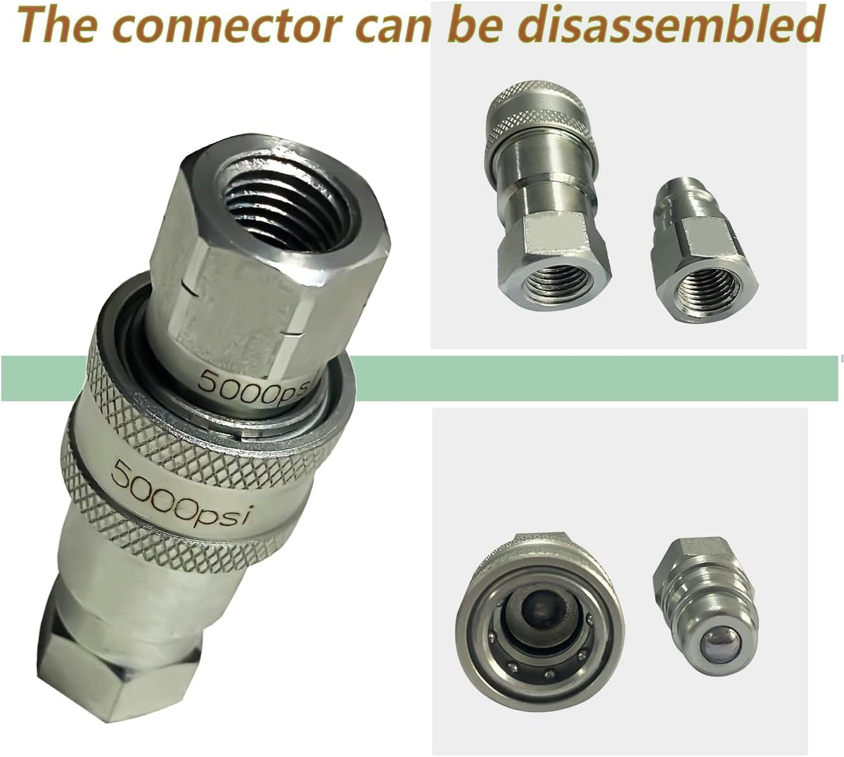 45'' Hydraulic Power Angle Hose & Fittings Kit Pack of 2 Q856680