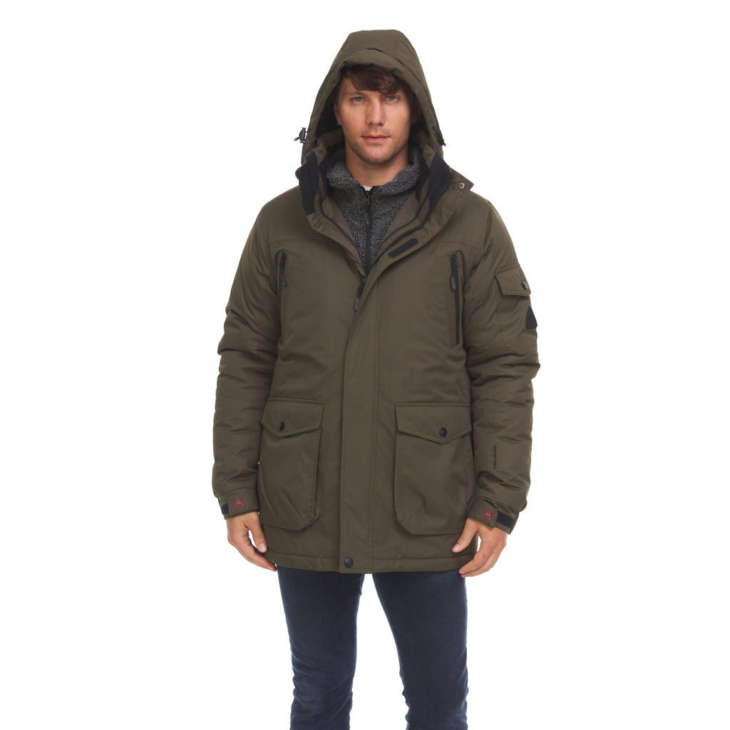 Men’s 3 in 1 Waterproof Winter Ski Jacket with Inner Fleece P195