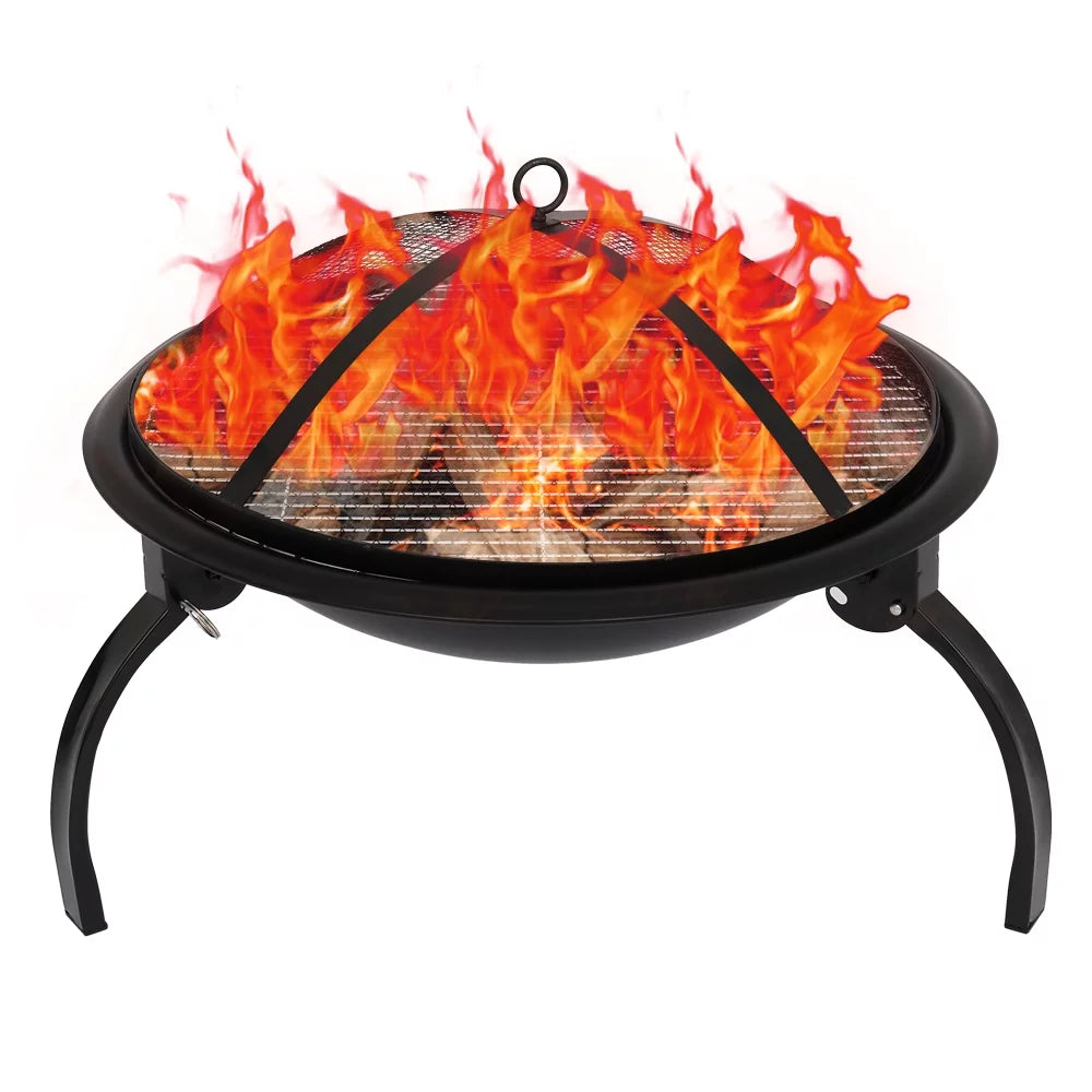 Portable Charcoal Grill and Offset Smoker T9233