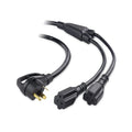 3 Prong 30 Amp Male to 20 Amp Female Adapter 2.5 Feet Pack of 2 C6887