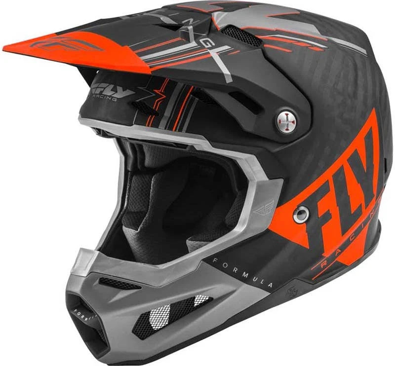 Red/White/Black Carbon Fiber Helmet K41586