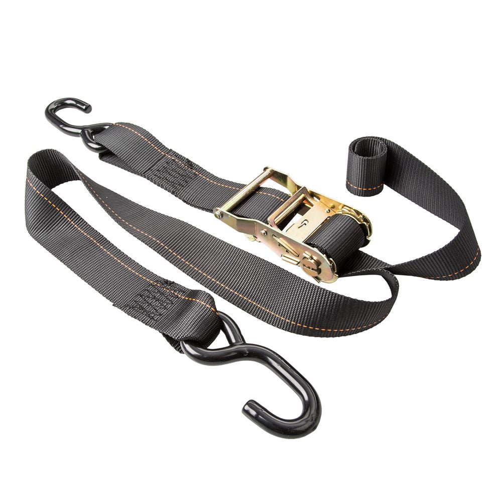 2" x 6' Ratchet Strap Tie Down Kit, 8 Pack Z4349
