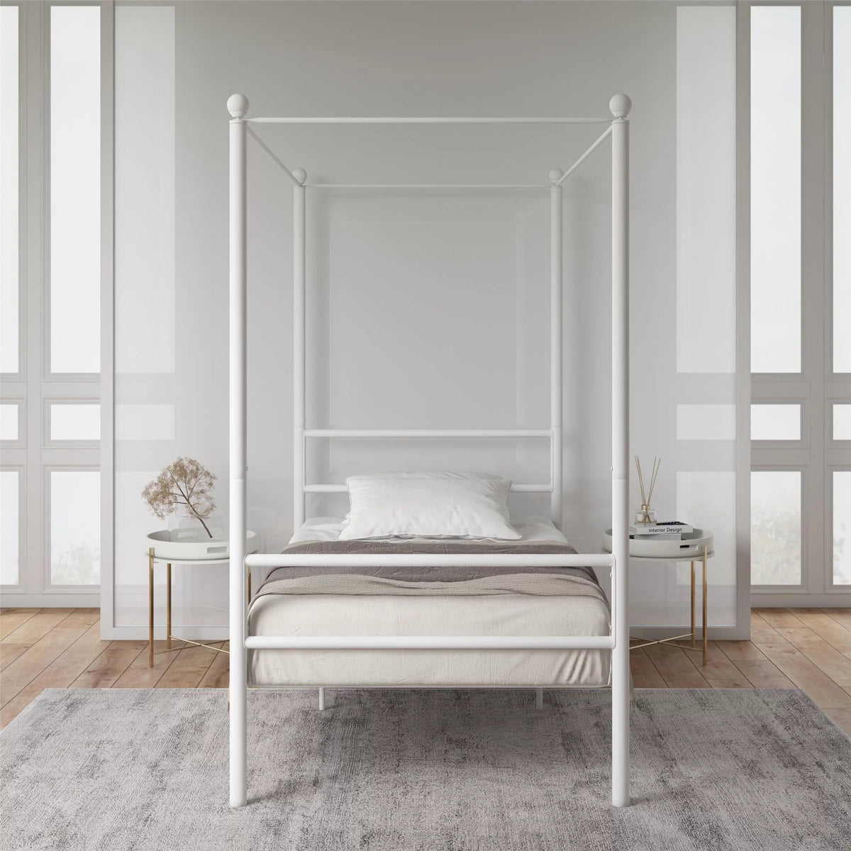 Metal Canopy Bed C8269
