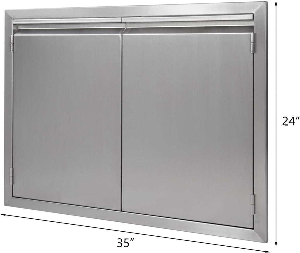 35 W x 24 H 304 Stainless Steel BBQ Access Door W571