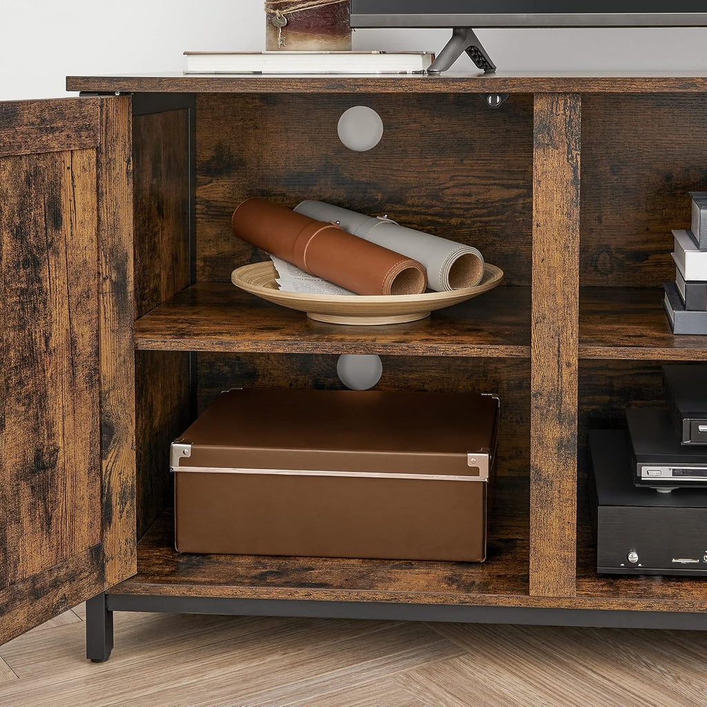 Farmhouse TV Cabinet with Adjustable Shelves I35988