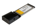 2 Port ExpressCard Firewire Adapter Card W418