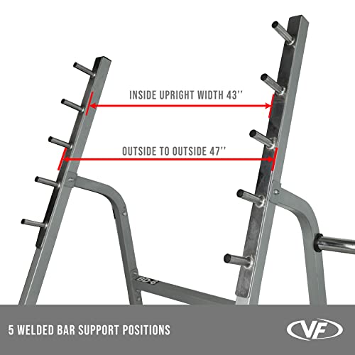Adjustable Spotter Arms Half Power Cage Bench Press and Squat Rack Combo L1124