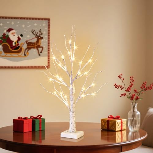 108 Led 8 Modes Lighted Birch Tree P565