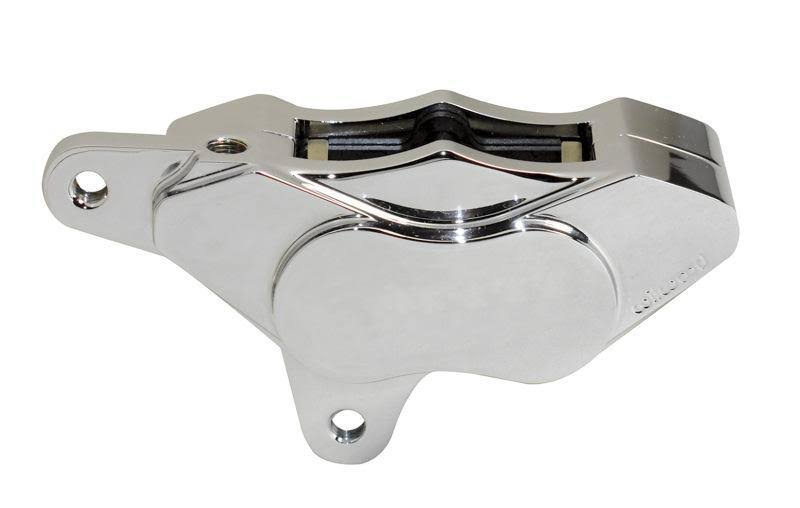 Chrome Front Caliper 1.25in Pistons .25in Disc W82666