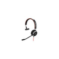 Monaural Head-band Black Silver Headset H122