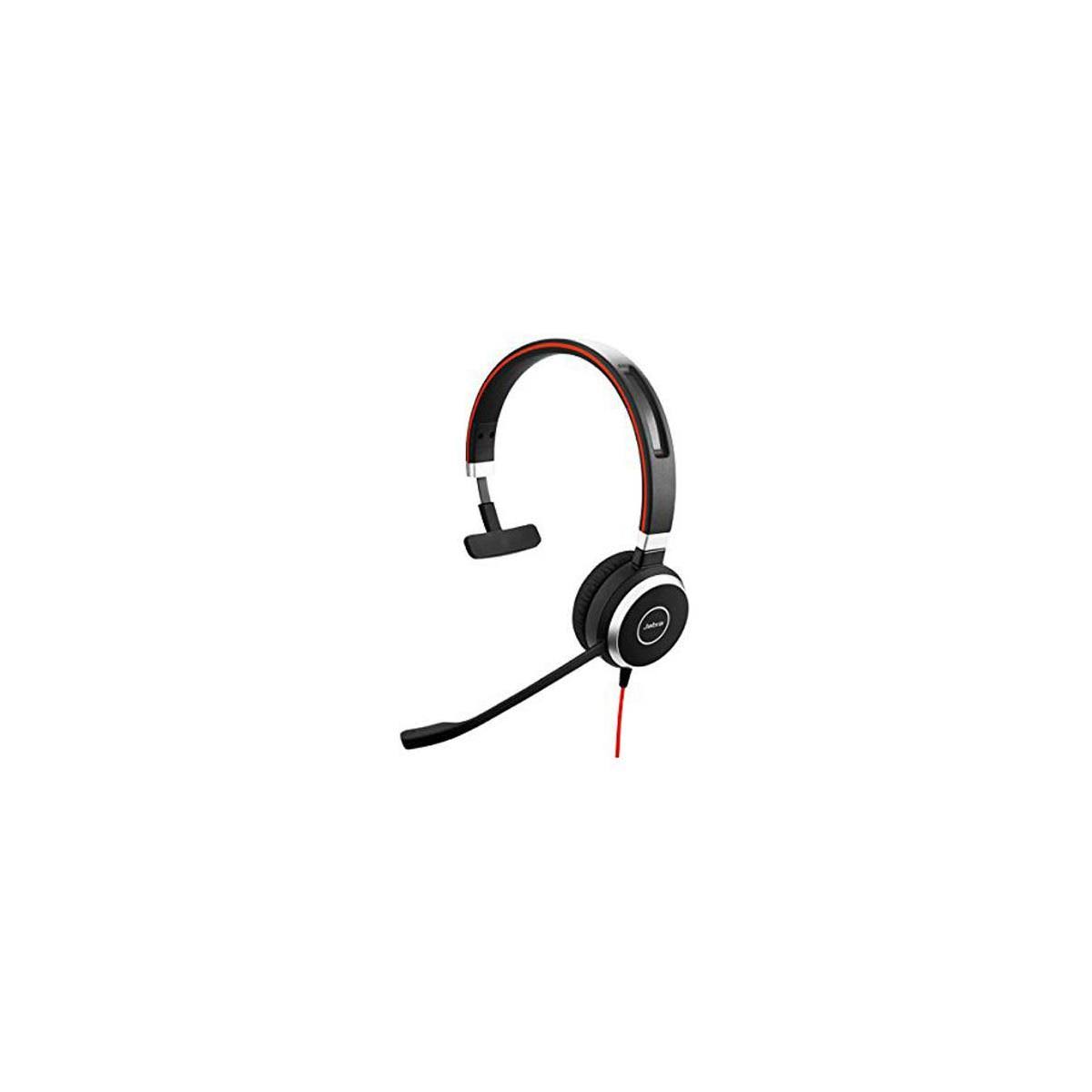 Monaural Head-band Black Silver Headset H122
