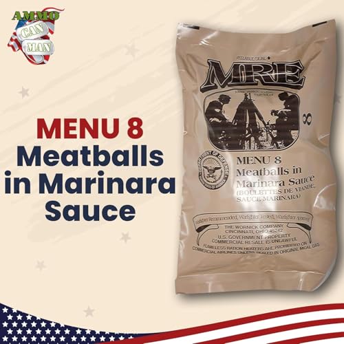 Pack of 4 MRE Emergency Food Rations J56954