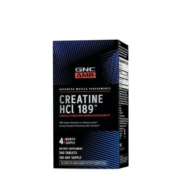 Creatine HCl 189 Pills L385