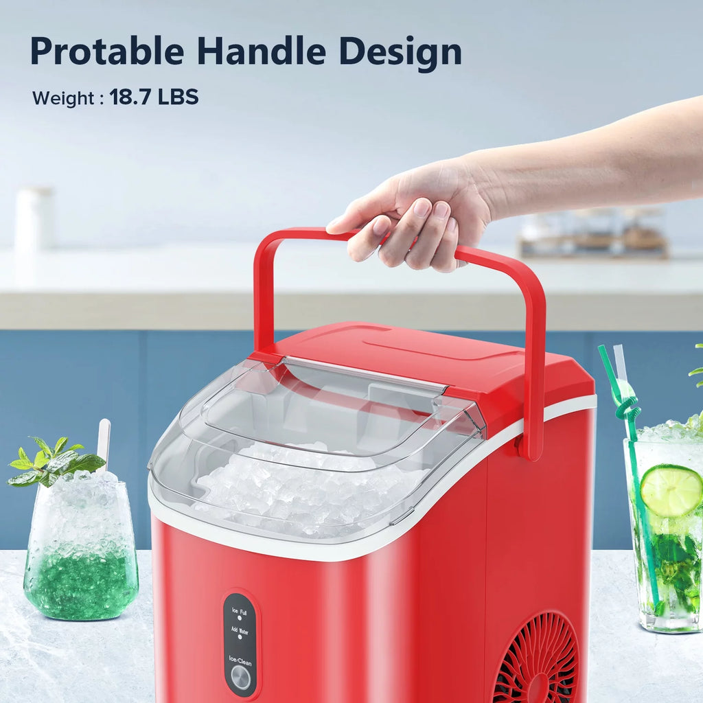 Portable Nugget Ice Maker with Self-Cleaning Function R52489