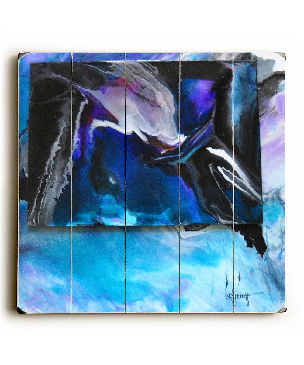 Amythyst Dream Planked Wood Wall Decor M92884